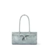 BUCKLE HANDLE BAG | STONE BLUE